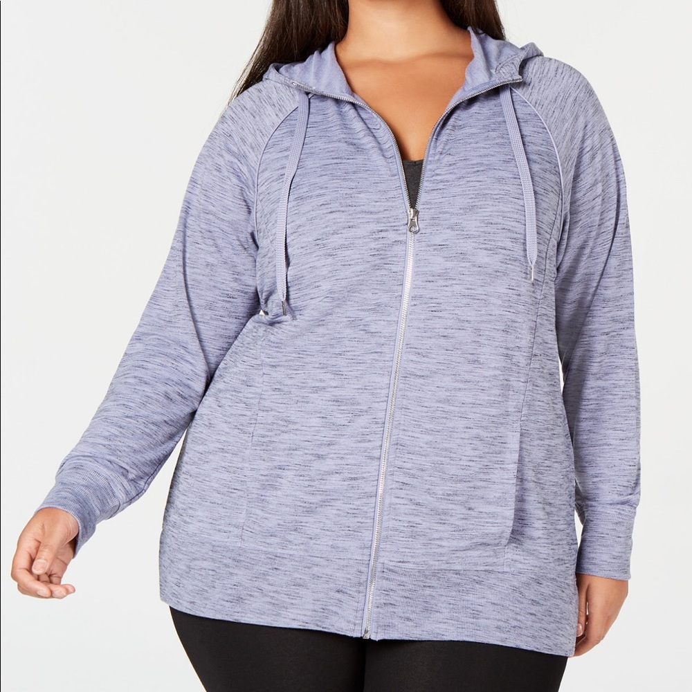 Ideology plus size space dyed hoodie NWT